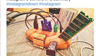 Instagram server. (Foto: Twitter)