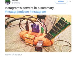 Instagram Down, Meme Bertebaran