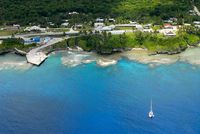 Lanskap Niue dari udara 
