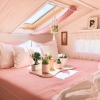 Hal lain yang membuat rumah tersebut disebut sebagai rumah boneka adalah kecintaan Dolly terhadap warna pink. Ada banyak barang di rumahnya yang berwarna pink, seperti rumah barbie. Foto: Instagram/TinyMissDollonWheels