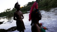 Sungai Paraopeba menjadi salah satunya yang tercemar limbah lumpur dari bendungan milik Vale.