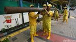Akhirnya, Kabel Menjuntai di Kawasan Jakarta Dirapikan