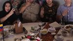 Momen Ahmad Dhani Ngopi Bareng Fadli Zon dan Makan Bubur Bersama Prabowo