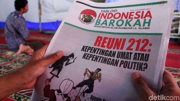 Sampul depan Tabloid Indonesia Barokah.