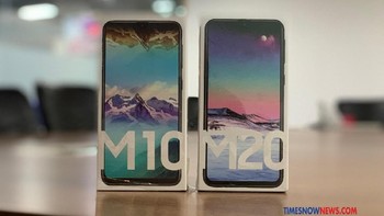 Pada 28 Januari 2019, Samsung merilis Galaxy M10 dan Galaxy M20 dengan banderol mulai dari 7.990 rupee ( sekitar Rp 1,579 juta). Foto: Timesnownews.com