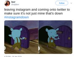 Instagram Down, Meme Bertebaran