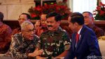 Jokowi Bertemu Pati TNI dan Polri di Istana