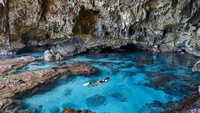 Avaiki, gua dengan air yang super biru nan jernih (Niue Tourism)