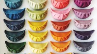 Bentuk dumpling buatan Brendan memang biasa, namun karena dibuat berwarna-warni maka jadi terlihat lebih menarik. Lihat saja dumplingnya seperti pelangi. Foto: instagram @brendan_pang