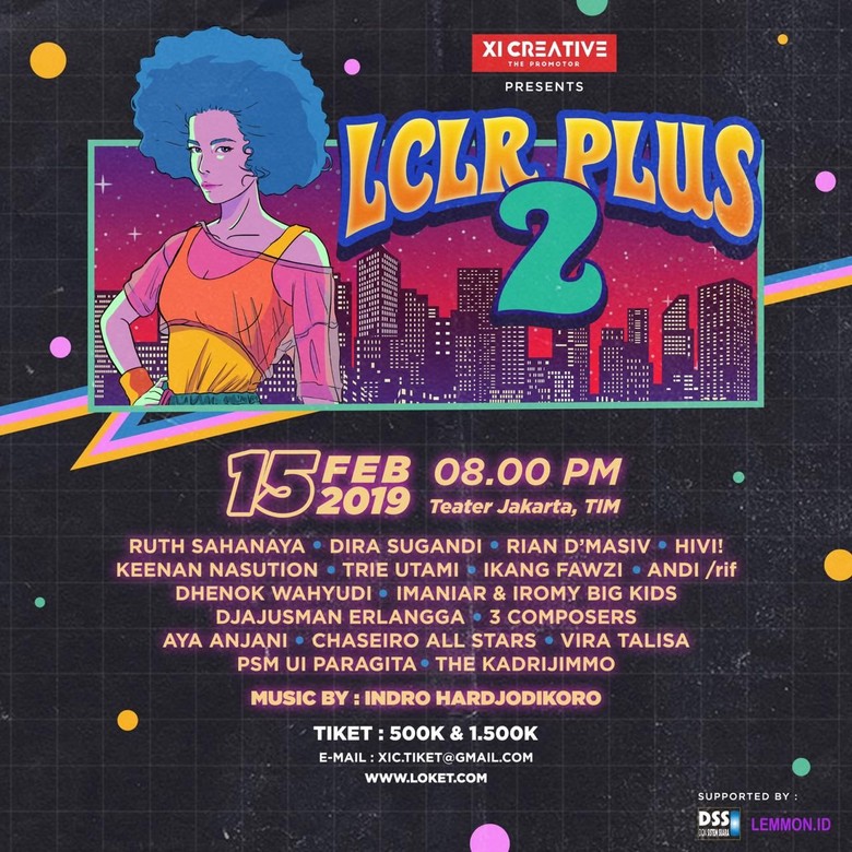 Konser LCLR Plus 2 Bakal Bangkitkan Lagi Musik Pop Kreatif