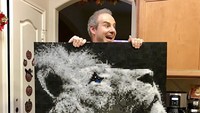 Jason Kraham jadi sorotan karena karya seni lego buatannya. Dok. Instagram/onebrickatatimelego