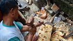 Mantap! Kerajinan Patung Ukir Sumedang Tembus Mancanegara