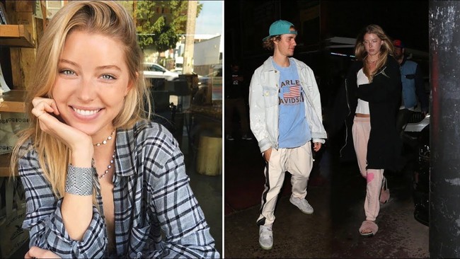 Tahun lalu, sebelum Justin Bieber menjalin hubungan asmara dengan Hailey Baldwin, ia dekat dengan seorang wanita cantik. Sayangnya hubungan mereka hanya seumur jagung. Inilah Baskin Champion, pacar sesaat Justin Bieber.  Foto: Istimewa