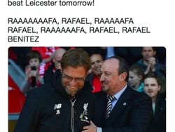 Fans Liverpool Puja Rafael Benitez di Medsos