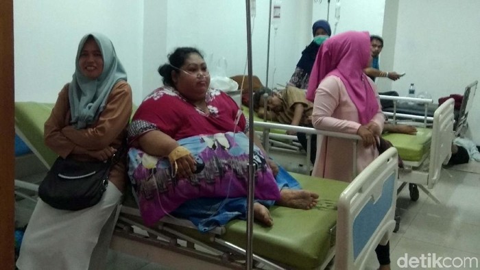Almarhumah Sunarti saat dirawat di Karawang (Foto: Luthfiana Awaluddin) Almarhumah Sunarti saat dirawat di Karawang (Foto: Luthfiana Awaluddin)