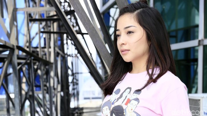 Nikita Willy saat berkunjung ke kantor detikcom.