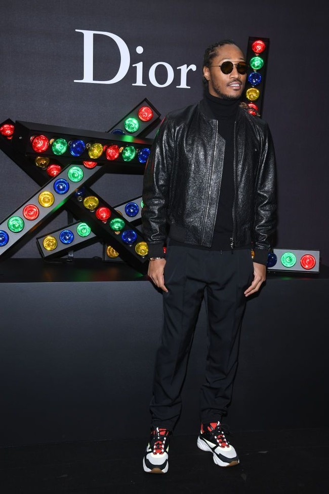 Sebagai pelanggan loyal Dior, Future juga pernah diundang untuk menghadiri fashion show koleksi busana pria Dior di Paris Fashion Week beberapa waktu lalu. Foto: Getty Images