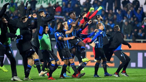 Atalanta berhasil tembus ke Liga Champions musim depan. (