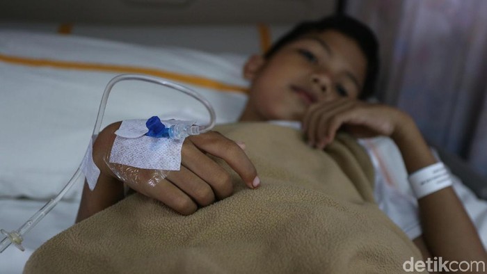 Pasien DBD di Jakarta. Foto: Agung Pambudhy Pasien DBD di Jakarta. Foto: Agung Pambudhy