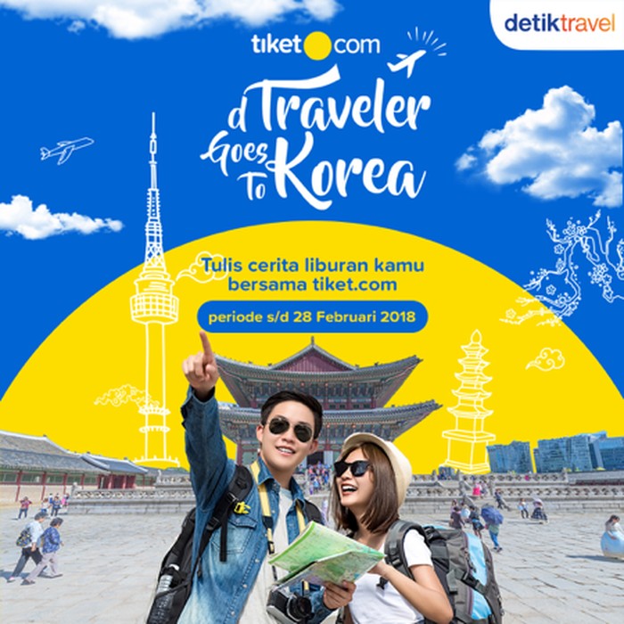 Mau Liburan ke Korea Gratis? Ikuti Kompetisi tiket.com dTraveler!