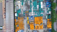 TBM KCJB tersebut didatangkan dari Zhanghuabang Wharf, Shanghai China dengan kapal Phoenix Pine ke Tanjung Priok. Pool/Dokumentasi KCIC.