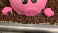 Babi tanah memang mengesankan jorok dan kotor tapi kalau sudah jadi kue begini tetap menggiurkan. Foto : instagram @cakesbymadisongibbs 