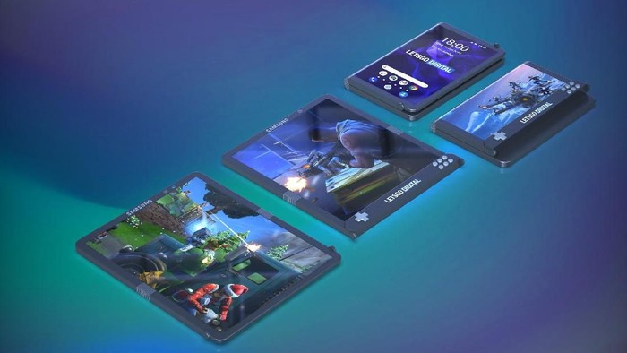 Ponsel gaming layar lipat Samsung