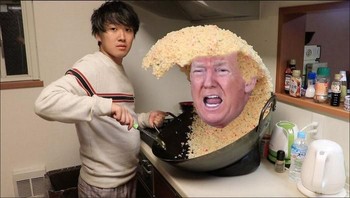 Jadi Donald Trump. Foto: Bored Panda