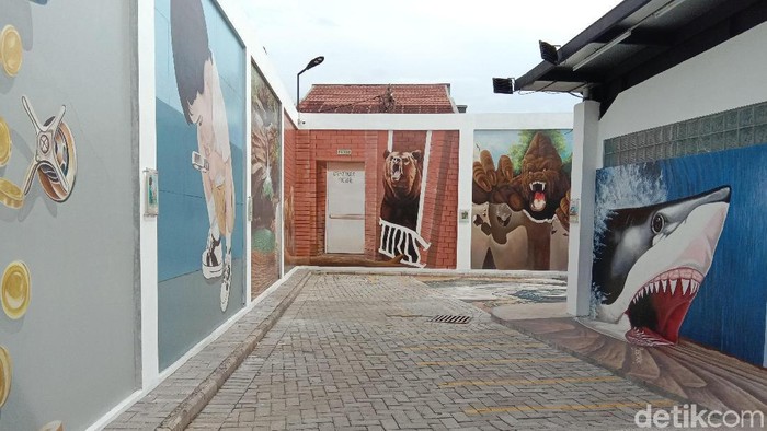 Station Mode, Spot Foto Mural 3D di Bandung