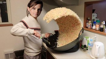 Lho kok jadi Emma Watson. Foto: Bored Panda