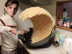 Kocak! Pria Masak Nasi Goreng Jadi Korban Editan Photoshop