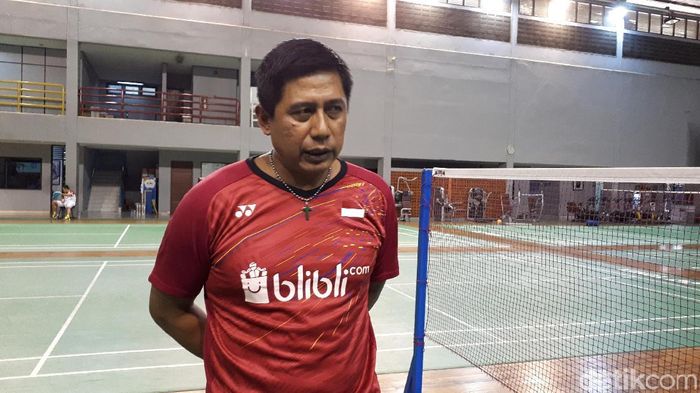 Asisten Pelatih ganda campuran Nova Widianto. (Foto: Mercy Raya/detikSport) Asisten Pelatih ganda campuran Nova Widianto. (Foto: Mercy Raya/detikSport)