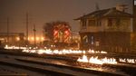 Saat Rel Kereta di Chicago Dibakar karena Cuaca Super Dingin