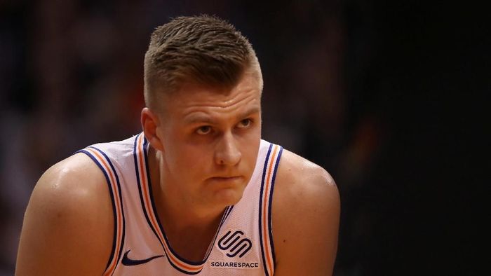 Kristaps Porzingis di-trade dari New York Knicks ke Dallas Mavericks. Foto: Christian Petersen/Getty Images Kristaps Porzingis di-trade dari New York Knicks ke Dallas Mavericks. Foto: Christian Petersen/Getty Images
