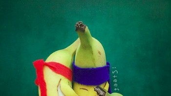 Karya seni ini termasuk dalam kategori Fruitdoodles. (Foto: instagram/Stephan Brusche)