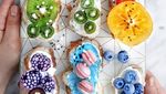 Sarapan Jadi Semangat dengan Kreasi Roti Warna-warni