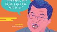 Wakil Presiden Jusuf Kalla (JK). Foto: Nadia Permatasari/Infografis