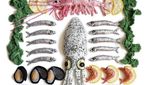 Gemas! Siapa Sangka Aneka Seafood Ini Terbuat dari Benang Wol dan Payet