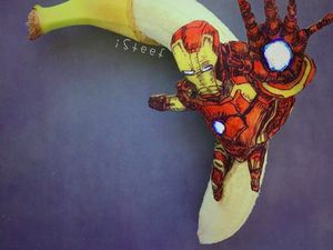 Seniman Sulap Kulit Pisang Jadi Karya Seni Keren