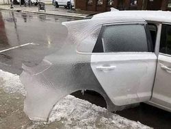 Potret Viral Dampak Ajaib Suhu Dingin Polar Vortex