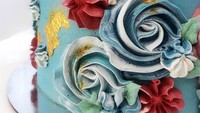 Lewat instagram pribadinya, Pretz banyak memamerkan kue hasil buatannya. Ia dikenal memiliki spesialisasi membuat kue dengan butter cream. Foto: instagram @bakerp_