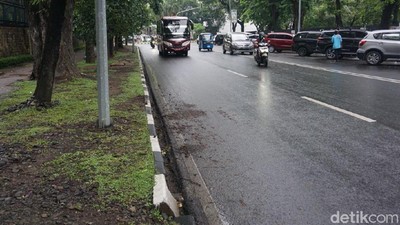 Ini Lokasi Pegawai Kemenkeu Tewas Tertabrak TransJ di Lapangan Banteng