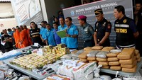 Badan Narkotika Nasional (BNN) bekerja sama dengan Direktorat Jenderal Bea Cukai mengungkap peredaran narkoba jaringan Aceh.