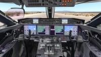 Area kokpit dari Gulstream 650ER. Foto: Gulfstream