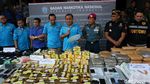 BNN Pamerkan 1,4 Ton Ganja Jaringan Aceh