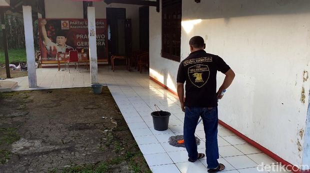 Pasca Keributan, Kantor DPC Gerindra Sukabumi Sepi