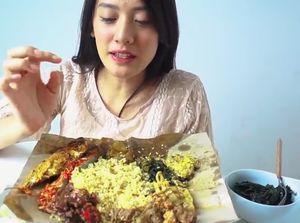 Ngidam Nasi Padang, Annisa Aziza Kalap Makan Ikan Bakar Hingga Gulai Otak