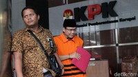 Taufik yang mendekam di Rutan Cabang KPK di kantor KPK Kavling C-1, Jakarta diperpanjang masa penahanannya untuk 30 hari kedepan.