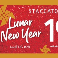Gerai Staccato di Kota Kasablanka juga tak boleh dilewatkan untuk Anda yang ingin berburu diskon Imlek. Brand sepatu asal Hong Kong tersebut memberikan potongan harga 19% untuk pembelian minimal Rp 1,5 juta. Foto: Instagram/Twitter