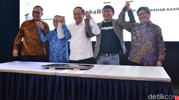 Bukalapak-ITB Artificial Intelligence (AI) & Cloud Computing Innovation Center. Demikian nama laboratorium riset tersebut. ‎Foto: Satria Nandha/detikcom